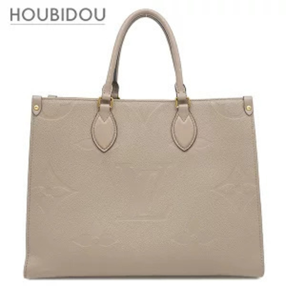 Louis Vuitton Tote Bag On The Go Monogram Empreinte Tourtrelle Giant